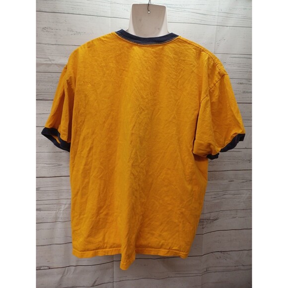 Vtg Hawaiian Heritage Maui Guitar coconut palms Orange Size 2X - Picture 3 of 9